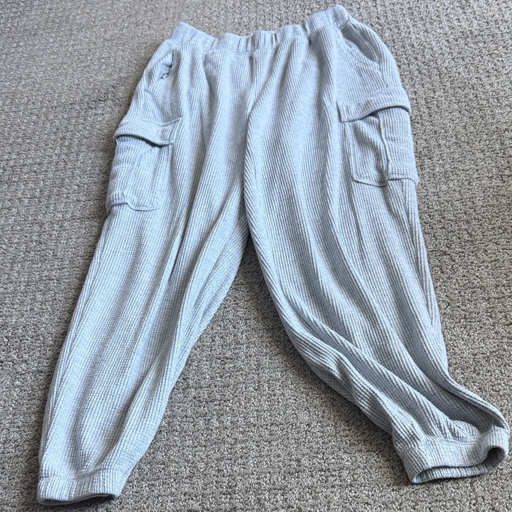 Aerie waffle traveler cargo jogger